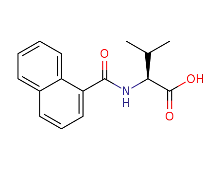 Molecular Structure of 215096-58-5 (N-(1-naphthoyl)-L-valine)