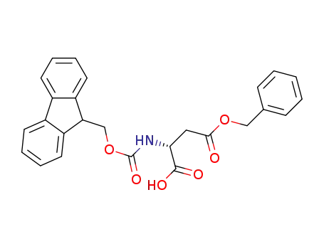 Molecular Structure of 150009-58-8 (FMOC-D-ASP(OBZL)-OH)