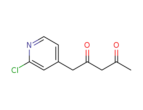 Molecular Structure of 1101064-65-6 (1-(2-chloroisonicotinyl)-1,3-butanedione)