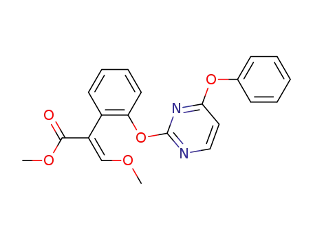 Molecular Structure of 131860-90-7 ((E)-methyl 2-[2-(4-phenoxypyrimidin-2-yloxy)phenyl]-3-methoxypropenoate)