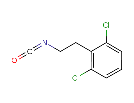 Molecular Structure of 480439-03-0 (2 6-DICHLOROPHENETHYL ISOCYANATE  97)