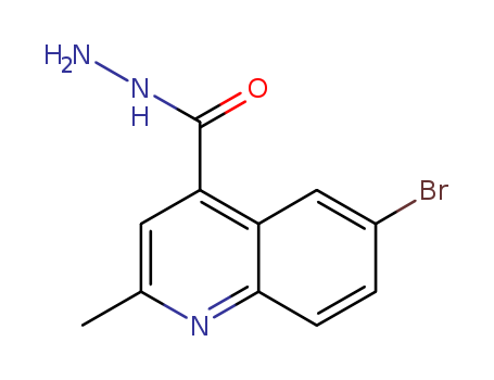 6-bromo-2-methylquinoline-4-carbohydrazide