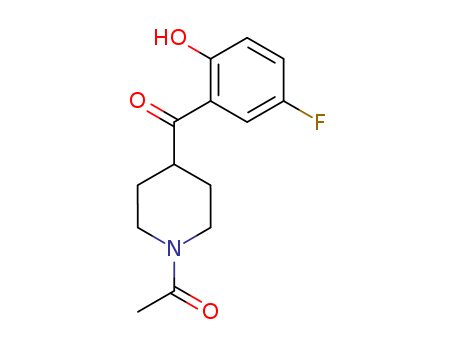 1-Acetyl-4-(5-fluoro-2-hydroxybenzoyl)piperidine, 96%