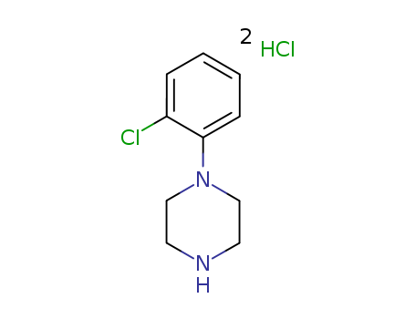Piperazine,1-(2-chlorophenyl)-, hydrochloride (1:2) cas  76835-05-7
