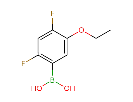 Molecular Structure of 900175-12-4 ((5-Ethoxy-2,4-difluorophenyl)boronic acid)