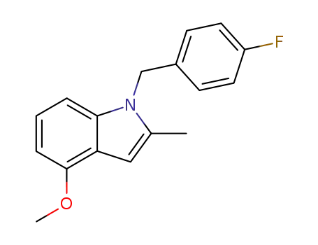 1H-Indole, 1-[(4-fluorophenyl)methyl]-4-methoxy-2-methyl-