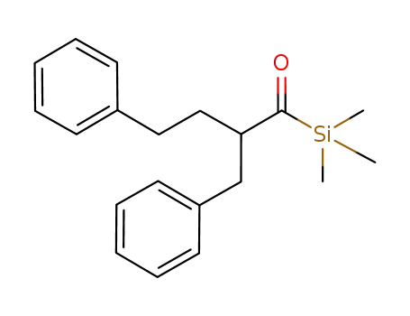 2-benzyl-4-phenyl-1-(trimethylsilyl)butan-1-one