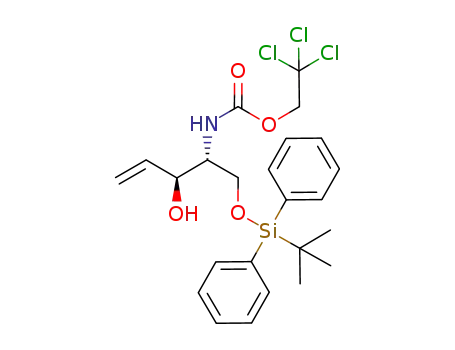 (2R,3S)-1-O-(tert-butyldiphenylsilyl)-2-((2,2,2-trichloroethoxycarbonyl)amino)-4-pentene-1,3-diol