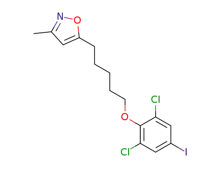 5-<5-(2,6-dichloro-4-iodophenoxy)pentyl>-3-methylisoxazole