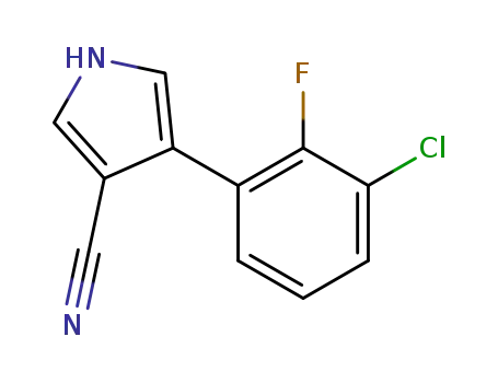 1H-Pyrrole-3-carbonitrile, 4-(3-chloro-2-fluorophenyl)-