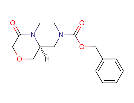 Molecular Structure of 930782-86-8 (benzyl (9aS)-4-oxohexahydropyrazino[2,1-c][1,4]oxazine-8(1H)-carboxylate)