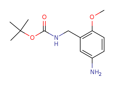 Carbamic acid, [(5-amino-2-methoxyphenyl)methyl]-, 1,1-dimethylethyl ester cas  180080-51-7