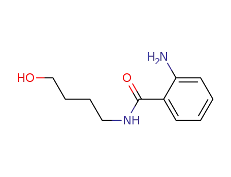 Molecular Structure of 146381-58-0 (Benzamide, 2-amino-N-(4-hydroxybutyl)-)