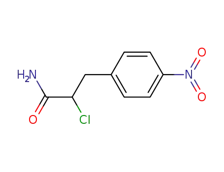 2-Chloro-3-(4-nitro-phenyl)-propionamide