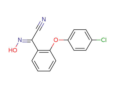 Benzeneacetonitrile, 2-(4-chlorophenoxy)-a-(hydroxyimino)-, (E)-
