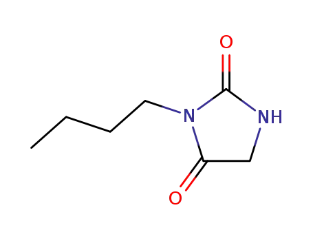 Molecular Structure of 33599-31-4 (3-Butylhydantoin)