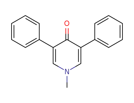Molecular Structure of 43121-60-4 (4(1H)-Pyridinone, 1-methyl-3,5-diphenyl-)