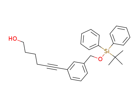 6-[3-(t-Butyldiphenylsilyloxymethyl)-phenyl]-hex-5-ynol