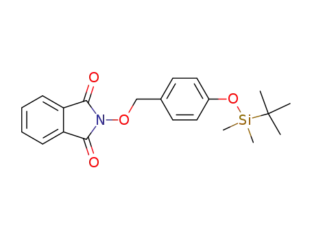 Molecular Structure of 250602-92-7 (N-[4-(tert-butyldimethylsilyloxy)benzyloxy]phtalimide)