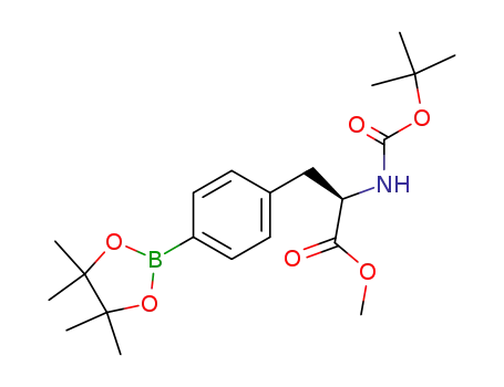 D-Phenylalanine, N-[(1,1-dimethylethoxy)carbonyl]-4-(4,4,5,5-tetramethyl-1,3,2-dioxaborolan-2-yl)-, methyl ester