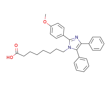 1H-Imidazole-1-octanoic acid, 2-(4-methoxyphenyl)-4,5-diphenyl-