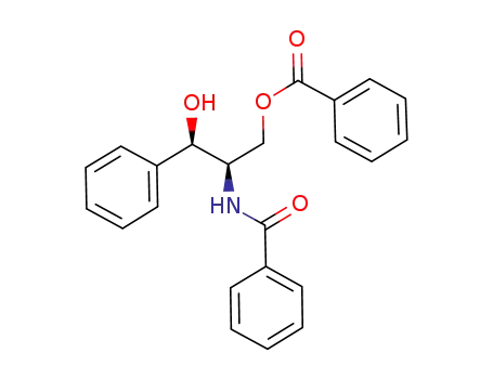 Molecular Structure of 1005196-97-3 (benzoic acid (2R,3R)-2-benzoylamino-3-hydroxy-3-phenylpropyl ester)