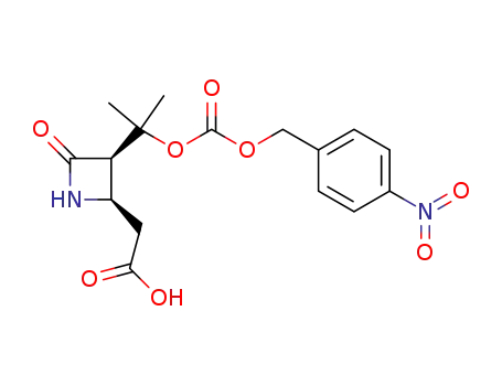 {(2R,3R)-3-[1-methyl-1-(4-nitrobenzyloxycarbonyloxy)ethyl]-4-oxo-azetidin-2-yl}acetic acid