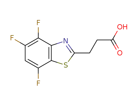 3-(4,5,7-trifluorobenzothiazol-2-yl)propionic acid