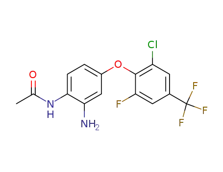 Acetamide,
N-[2-amino-4-[2-chloro-6-fluoro-4-(trifluoromethyl)phenoxy]phenyl]-