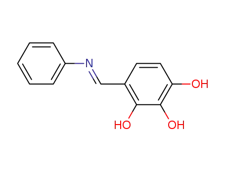 4-((Phenylimino)methyl)benzene-1,2,3-triol