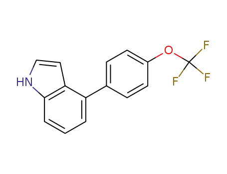 1H-Indole, 4-[4-(trifluoromethoxy)phenyl]-