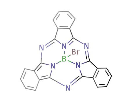 bromo-[7,12:14,19-diimino-21,5-nitrilo-5H-tribenzo[c,h,m][1,6,11]triazacyclopentadecinato-(2)-κN22,κN23,κN24]-boron(III)