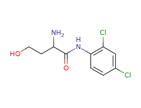Molecular Structure of 193342-66-4 (Butanamide, 2-amino-N-(2,4-dichlorophenyl)-4-hydroxy-)