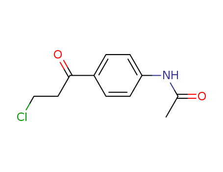 Acetamide, N-[4-(3-chloro-1-oxopropyl)phenyl]-