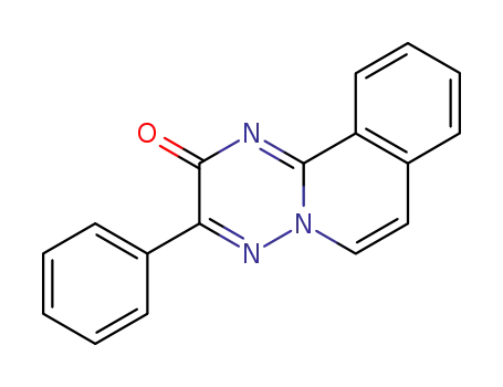 Molecular Structure of 123093-34-5 (2H-[1,2,4]Triazino[3,2-a]isoquinolin-2-one, 3-phenyl-)
