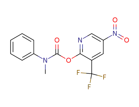Carbamic acid, methylphenyl-, 5-nitro-3-(trifluoromethyl)-2-pyridinyl
ester