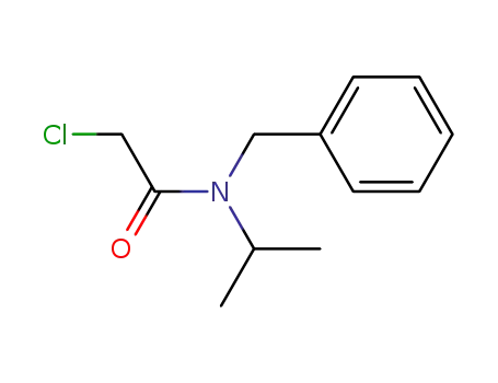 Molecular Structure of 39086-63-0 (N-BENZYL-2-CHLORO-N-ISOPROPYL-ACETAMIDE)