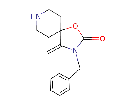 3-benzyl-4-methylene-2-oxo-1-oxa-3,8-diazaspiro[ 4,5]decane