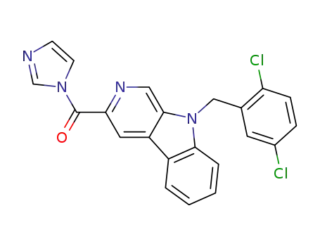 3-(1-imidazolylcarbonyl)-9-(2,5-dichlorobenzyl)-9H-β-carboline