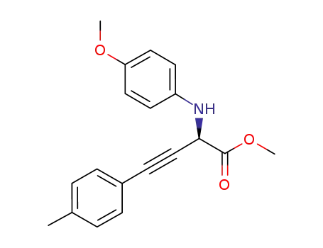 methyl (2R)-2-[(4-methoxyphenyl)amino]-4-(4-methylphenyl)but-3-ynoate