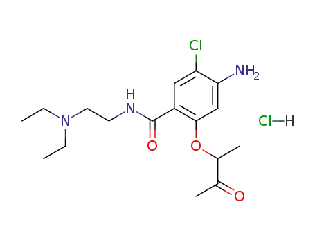 4-amino-5-chloro-N-(2-diethylaminoethyl)-2-(3-oxobutan-2-yloxy)benzami de hydrochloride