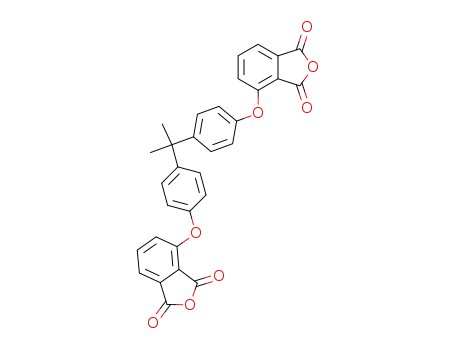 Molecular Structure of 52256-80-1 (4,4'-(Dimethylmethylene)bis(1,4-phenyleneoxy)bis(isobenzofuran-1,3-dione))