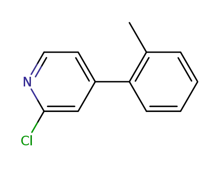 Molecular Structure of 883874-67-7 (2-CHLORO-4-(2-METHYLPHENYL)PYRIDINE)