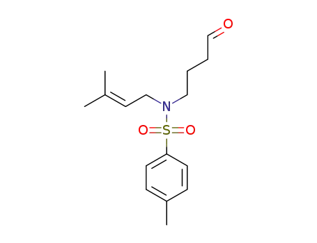 4-methyl-N-(3-methylbut-2-en-1-yl)-N-(4-oxobutyl)benzenesulfonamide