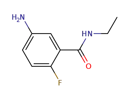 Molecular Structure of 682757-55-7 (5-AMINO-N-ETHYL-2-FLUOROBENZAMIDE)