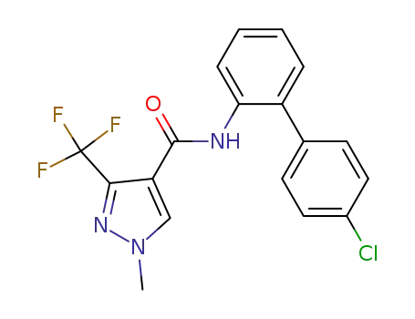 1-methyl-3-trifluoromethyl-1H-pyrazole-4-carboxylic acid (4'-chlorobiphenyl-2-yl)-amide