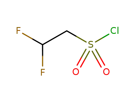 Molecular Structure of 1033906-60-3 (2,2-Difluoroethanesulfonyl Chloride)