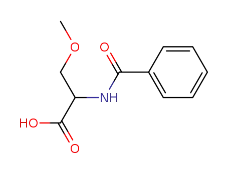 Molecular Structure of 121470-74-4 (N-benzoyl-DL-O-methylserine)