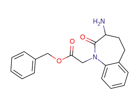 Molecular Structure of 103412-68-6 (1H-1-BENZAZEPINE 1- ACETIC ACID, 3-AMINO-2,3,4,5-TETRAHYDRO-2-OXO PHENYL METHYL ESTER (+ ))