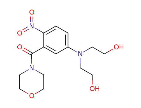 Morpholine, 4-[5-[bis(2-hydroxyethyl)amino]-2-nitrobenzoyl]-